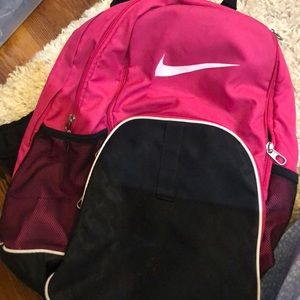 New nike pink back pack